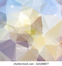Vector color abstract geometric background