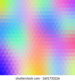 Vector color abstract geometric banner with triangle shapes