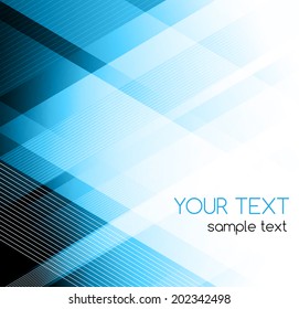 Vector color abstract geometric banner with triangle.