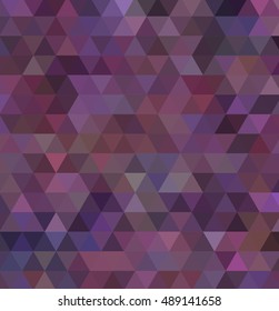 Vector color abstract geometric banner with triangle