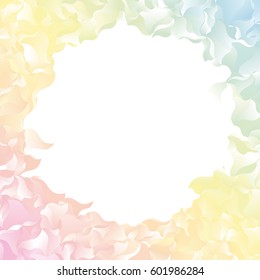 Vector Color Abstract Mosaic Frame