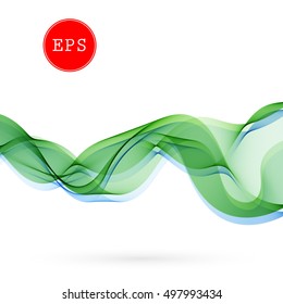 Vector Color Abstract Spectrum Smoky wave background for brochure, website, design.