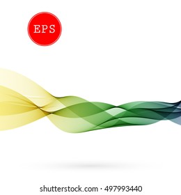 Vector Color Abstract Spectrum Smoky wave background for brochure, website, design.