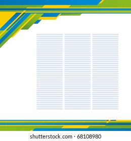 vector color abstract template background for cards and web