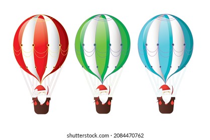 Vector to the color air ballons 