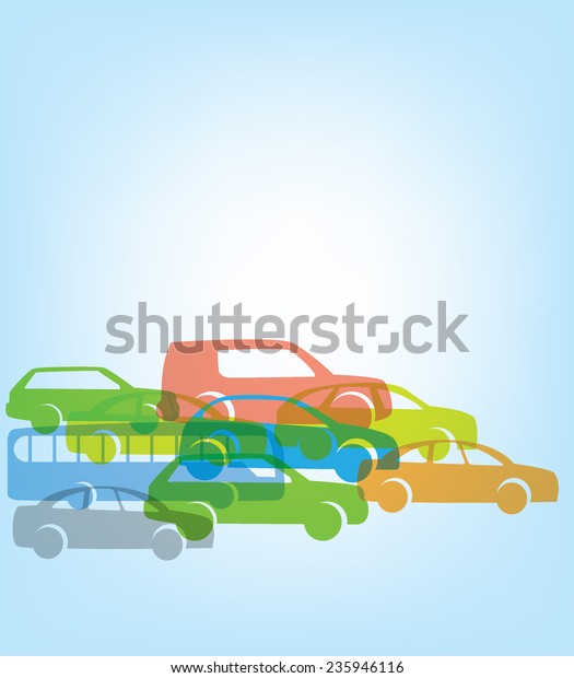 Vector, color automobile\
background 