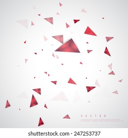 Vector color background abstract polygon triangle. polygonal design geometrical