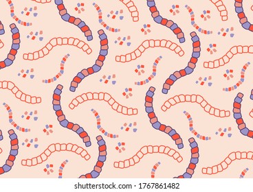 vector color background bacteria viruses abstraction