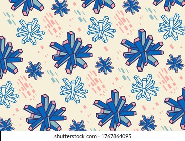 vector color background crystals precipitation abstraction