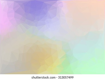 Vector Color Background Made of Polygons - Geometrical Style