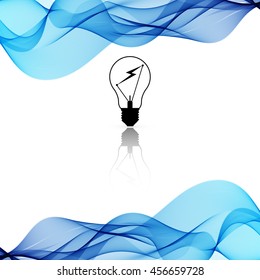 Vector Color background with wave
