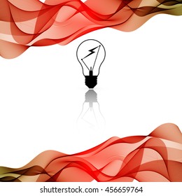 Vector Color background with wave