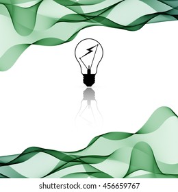 Vector Color background with wave