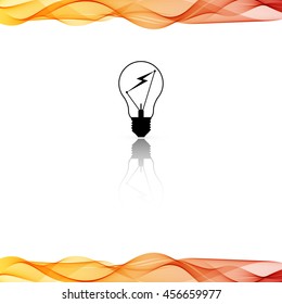 Vector Color background with wave