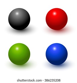 Vector Color Balls Stock Vector (Royalty Free) 386235208 | Shutterstock