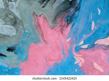 Vector color banner. Hand drawn abstract paint brush stroke. Marble element.