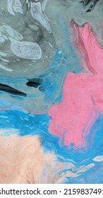 Vector color banner. Hand drawn abstract paint brush stroke. Marble element.