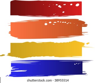 vector color banners set