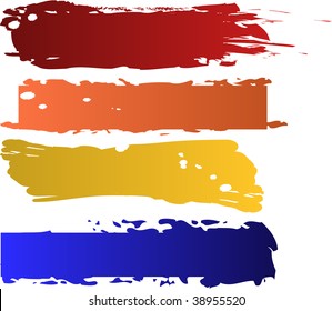 vector color banners set