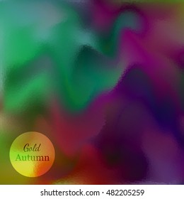 Vector color blur background. Abstract texture. Autumn vintage design