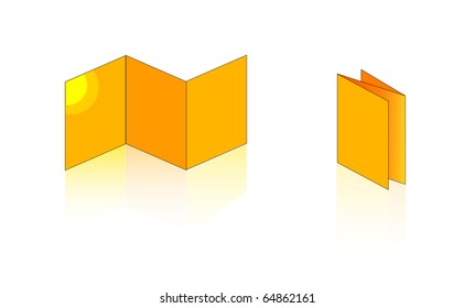 vector color booklet for advertising