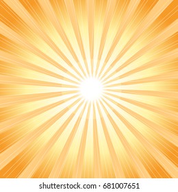 Vector color bright background with glowing rays
