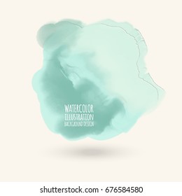 Vector color brush strokes. Watercolor Grunge isolated elements. Smoke brushes for your design. Freehand. Ink splash. Acrylic stamp. Vector illustration