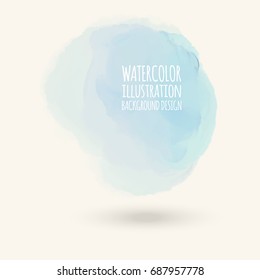 Vector color brush strokes. Watercolor Grunge isolated elements. Smoke brushes for your design. Freehand. Ink splash. Acrylic stamp. Vector illustration