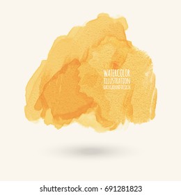 Vector color brush strokes. Watercolor Grunge isolated elements. Smoke brushes for your design. Freehand. Ink splash. Acrylic stamp. Vector illustration