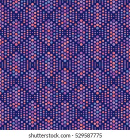 Vector color dot pattern. Geometric background