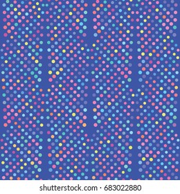 Vector color dot pattern. Geometric background