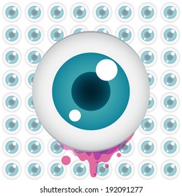 Vector color eye design
