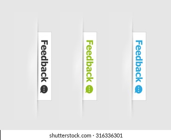 Vector color feedback labels