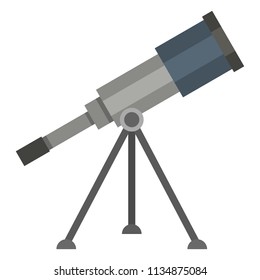 Vector Color Flat Icon - Astronomical Telescope