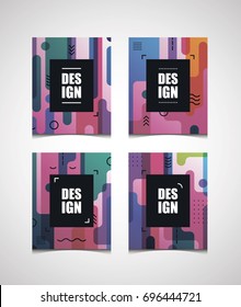 vector color frame  for design business cards, invitations, gift