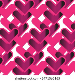 vector color full love pattern design