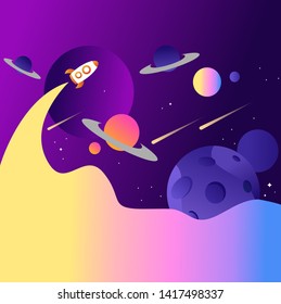 vector color full space background