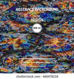 Vector color glitch abstract background.
