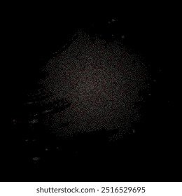 Vector color glitter brush strokes isolated at white background