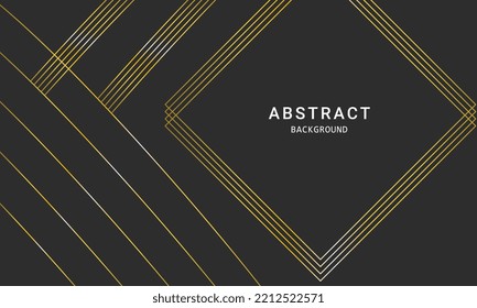 Vector color golden abstract geometric line glimpse