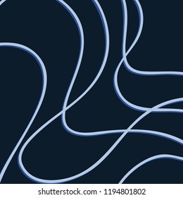 Vector color hand-drawing wave sea background. abstract sea texture.