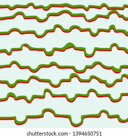 Vector color hand-drawing wave sea background. abstract sea texture.