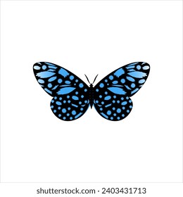 Vector color icon for butterfly