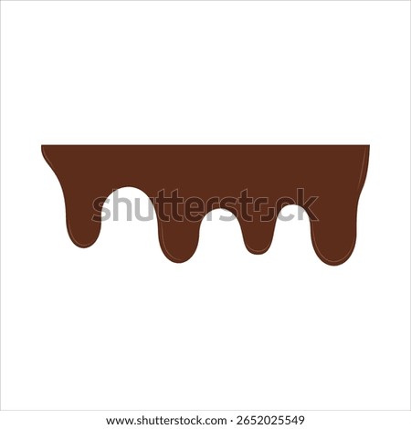 Vector color icon for chocolate milk