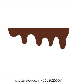 Icono de color de Vector para chocolate líquido