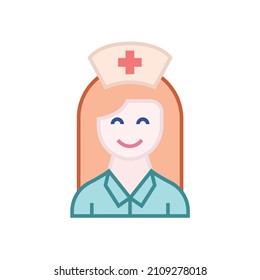 Vector color icon with pharmacist