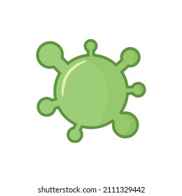 Vector color icon with virus