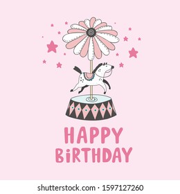 673 Carousel birthday invitation Images, Stock Photos & Vectors ...