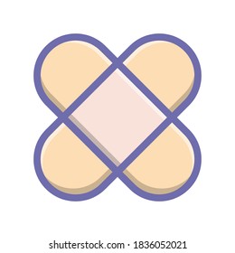 Vektorfarben-Symbol für Doppelputz
