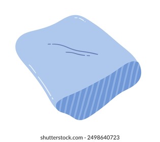 Vector color illustration of orthopedic pillow